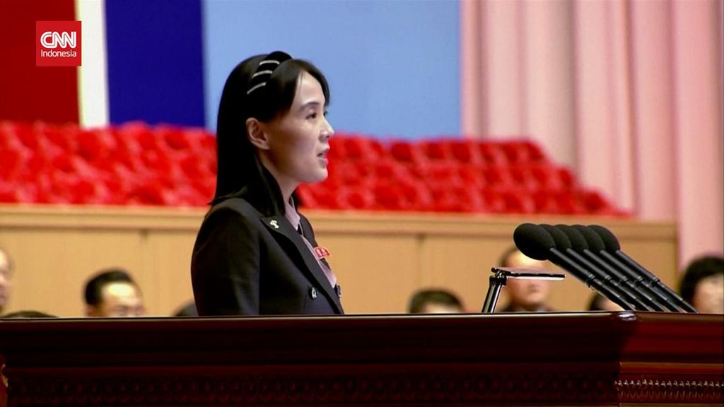 VIDEO: Penampakan Pidato Adik Kim Jong Un yang Diolok-olok Warga Korut